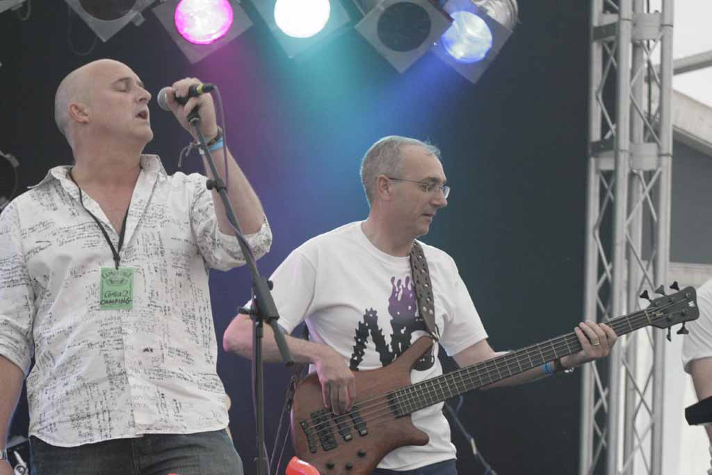Dave Foss Vocals Steve Watts Bass Exhibit A Cambridge Rock Festival 2012 